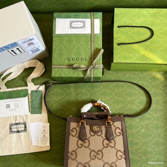 Hyper Peter small bag with jumbo GG Gucci Diana tote 0713